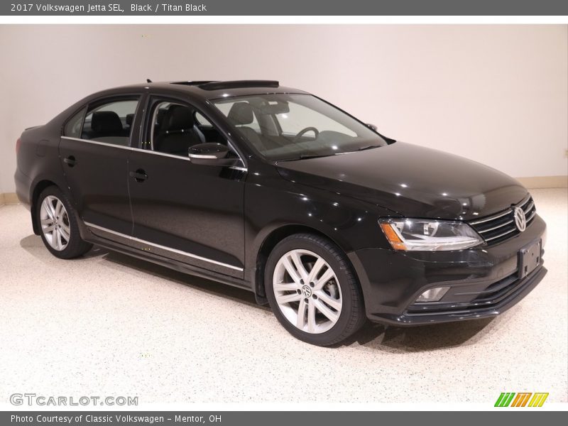 Black / Titan Black 2017 Volkswagen Jetta SEL
