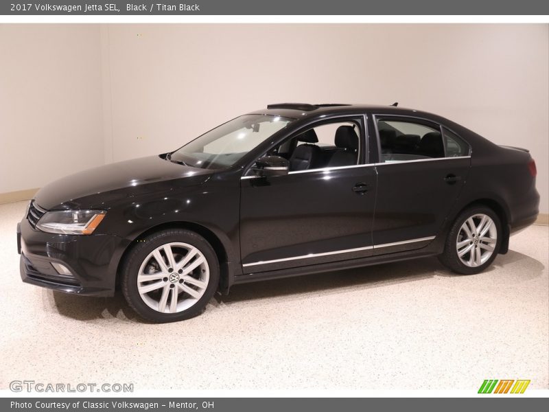 Black / Titan Black 2017 Volkswagen Jetta SEL