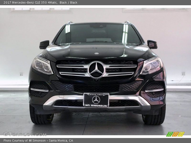 Black / Black 2017 Mercedes-Benz GLE 350 4Matic