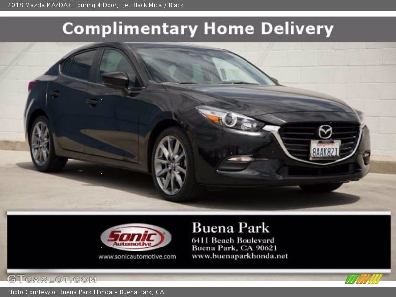 Jet Black Mica / Black 2018 Mazda MAZDA3 Touring 4 Door