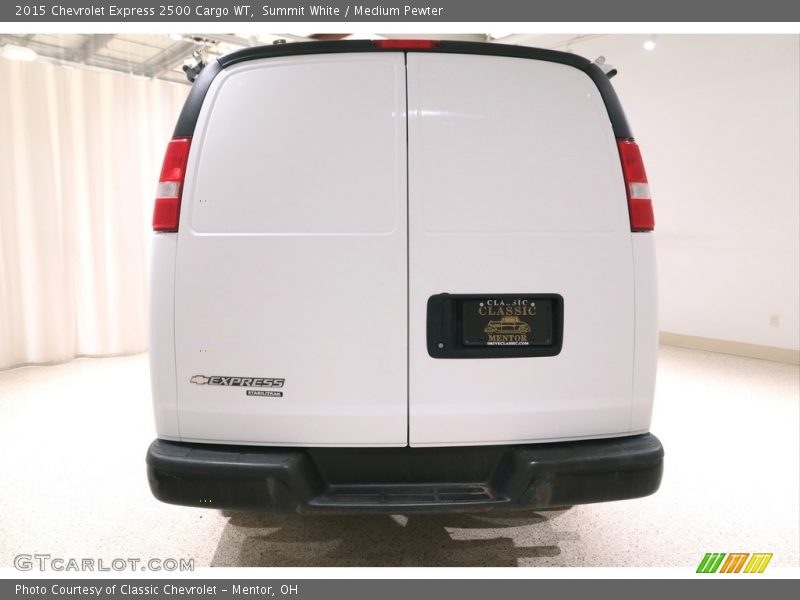 Summit White / Medium Pewter 2015 Chevrolet Express 2500 Cargo WT