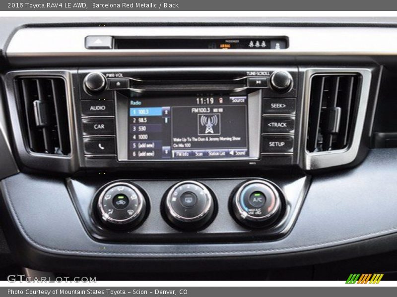 Barcelona Red Metallic / Black 2016 Toyota RAV4 LE AWD