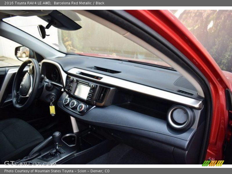 Barcelona Red Metallic / Black 2016 Toyota RAV4 LE AWD
