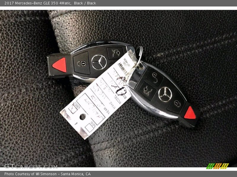 Black / Black 2017 Mercedes-Benz GLE 350 4Matic