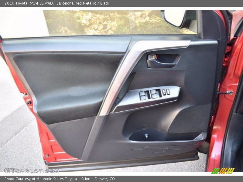 Barcelona Red Metallic / Black 2016 Toyota RAV4 LE AWD