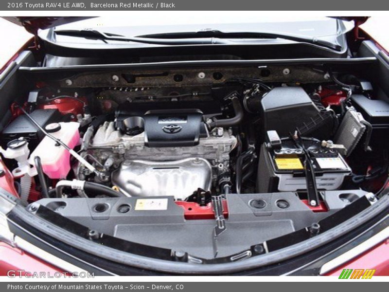 Barcelona Red Metallic / Black 2016 Toyota RAV4 LE AWD