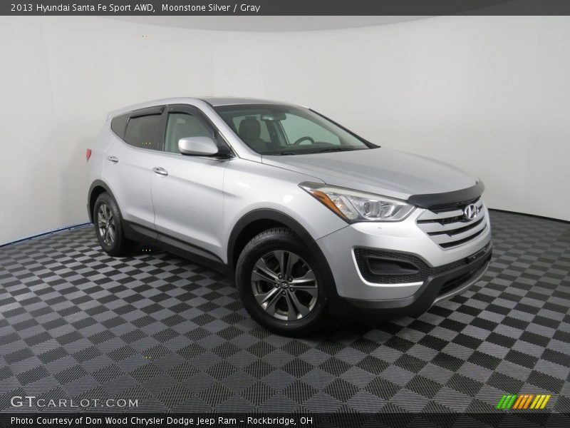 Moonstone Silver / Gray 2013 Hyundai Santa Fe Sport AWD