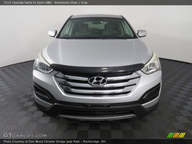 Moonstone Silver / Gray 2013 Hyundai Santa Fe Sport AWD