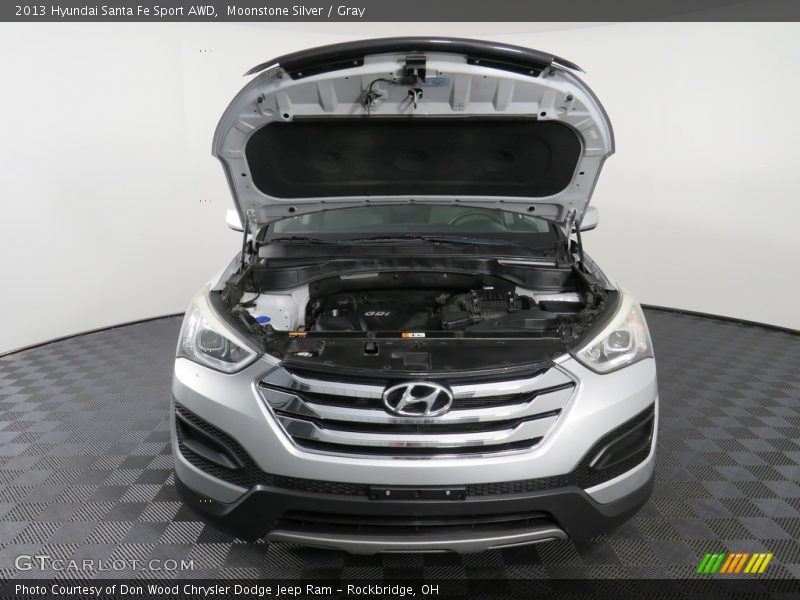 Moonstone Silver / Gray 2013 Hyundai Santa Fe Sport AWD