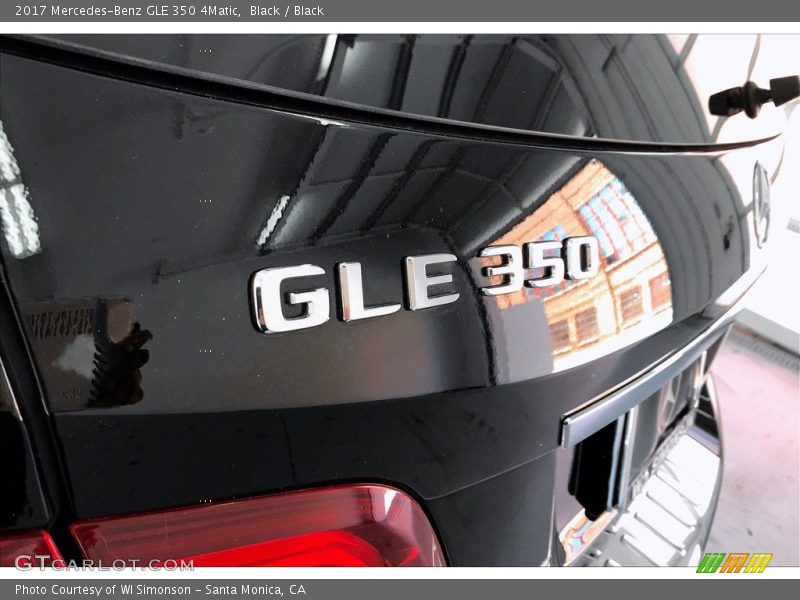 Black / Black 2017 Mercedes-Benz GLE 350 4Matic