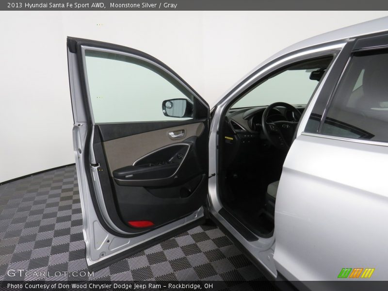 Moonstone Silver / Gray 2013 Hyundai Santa Fe Sport AWD