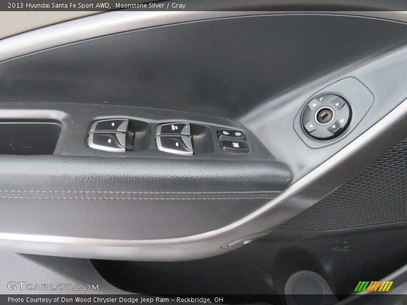 Moonstone Silver / Gray 2013 Hyundai Santa Fe Sport AWD
