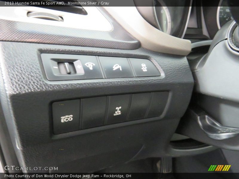 Moonstone Silver / Gray 2013 Hyundai Santa Fe Sport AWD