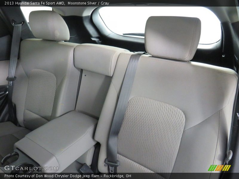 Moonstone Silver / Gray 2013 Hyundai Santa Fe Sport AWD