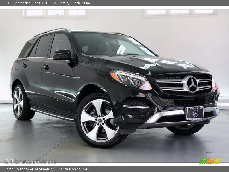 Black / Black 2017 Mercedes-Benz GLE 350 4Matic