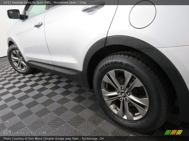 Moonstone Silver / Gray 2013 Hyundai Santa Fe Sport AWD