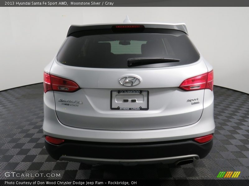 Moonstone Silver / Gray 2013 Hyundai Santa Fe Sport AWD