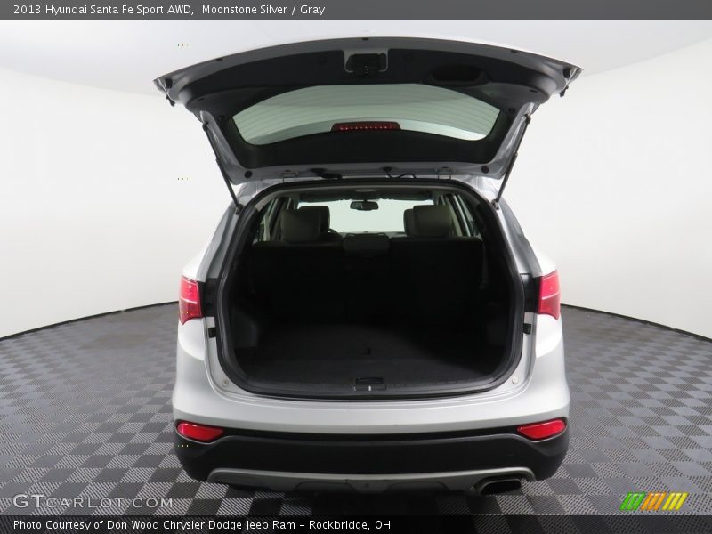 Moonstone Silver / Gray 2013 Hyundai Santa Fe Sport AWD