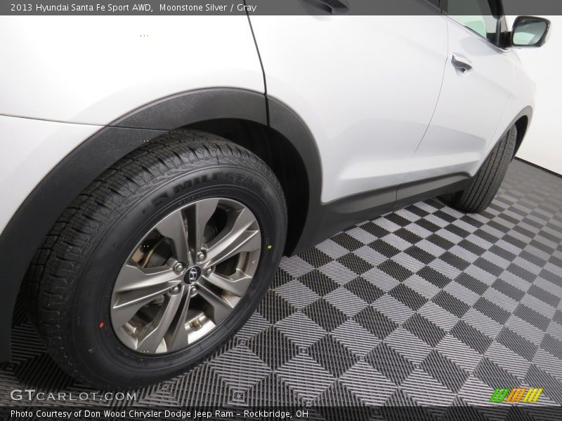 Moonstone Silver / Gray 2013 Hyundai Santa Fe Sport AWD
