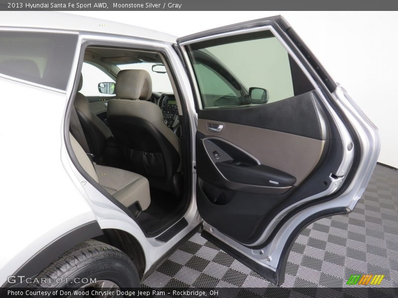 Moonstone Silver / Gray 2013 Hyundai Santa Fe Sport AWD