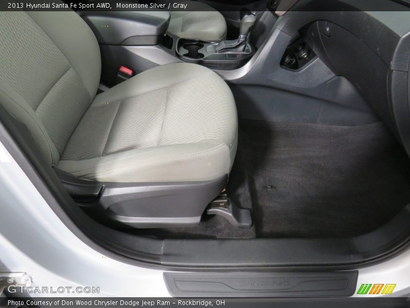 Moonstone Silver / Gray 2013 Hyundai Santa Fe Sport AWD