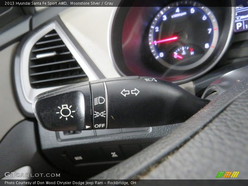 Moonstone Silver / Gray 2013 Hyundai Santa Fe Sport AWD
