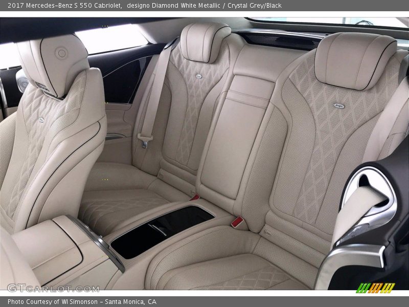 designo Diamond White Metallic / Crystal Grey/Black 2017 Mercedes-Benz S 550 Cabriolet