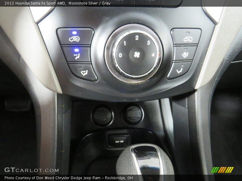 Moonstone Silver / Gray 2013 Hyundai Santa Fe Sport AWD
