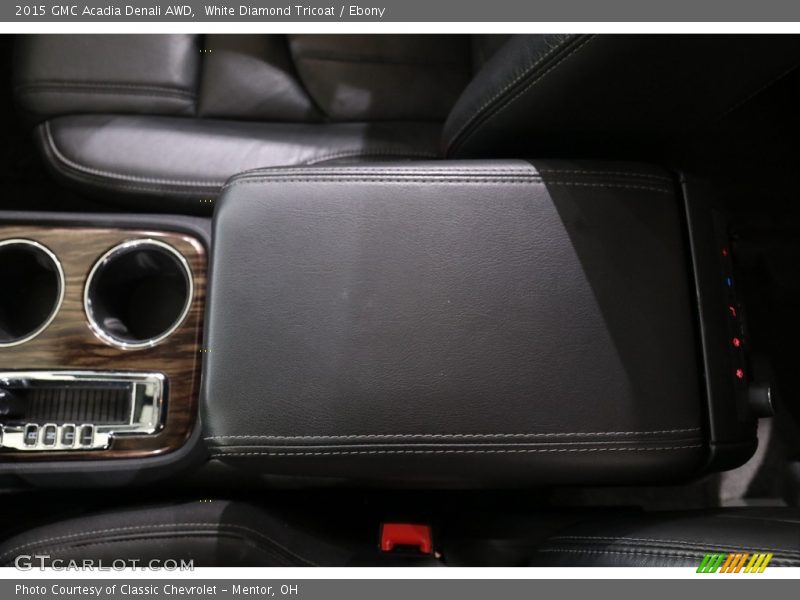 White Diamond Tricoat / Ebony 2015 GMC Acadia Denali AWD