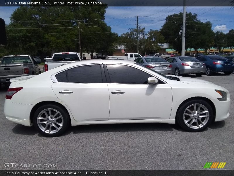 Winter Frost White / Charcoal 2010 Nissan Maxima 3.5 S