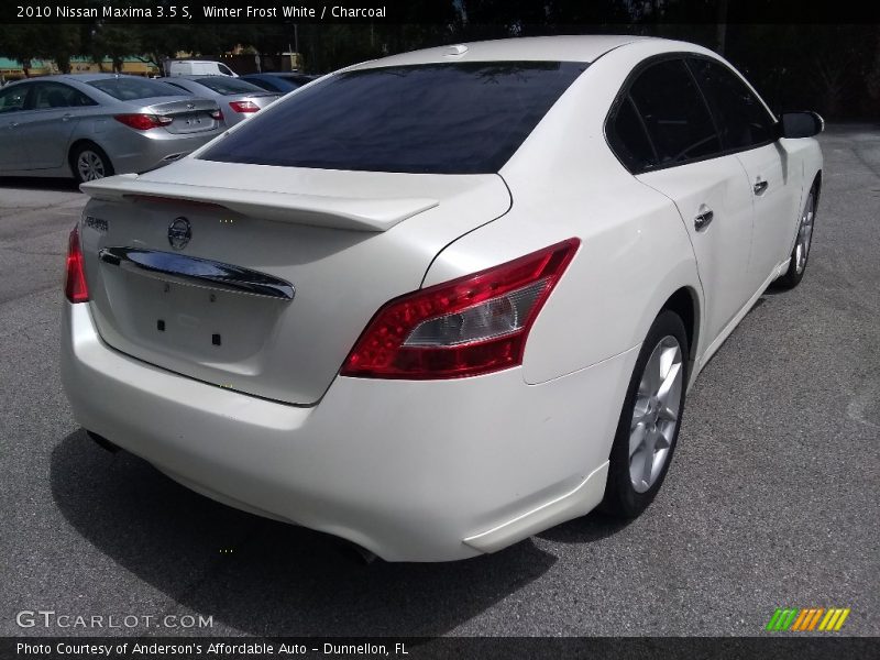 Winter Frost White / Charcoal 2010 Nissan Maxima 3.5 S