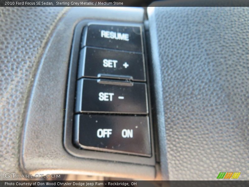 Sterling Grey Metallic / Medium Stone 2010 Ford Focus SE Sedan