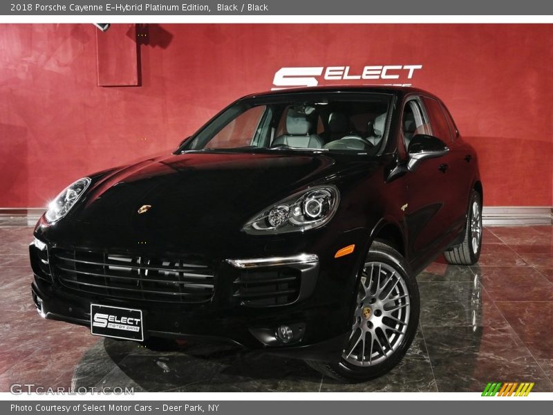 Black / Black 2018 Porsche Cayenne E-Hybrid Platinum Edition