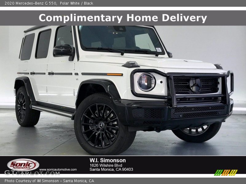 Polar White / Black 2020 Mercedes-Benz G 550