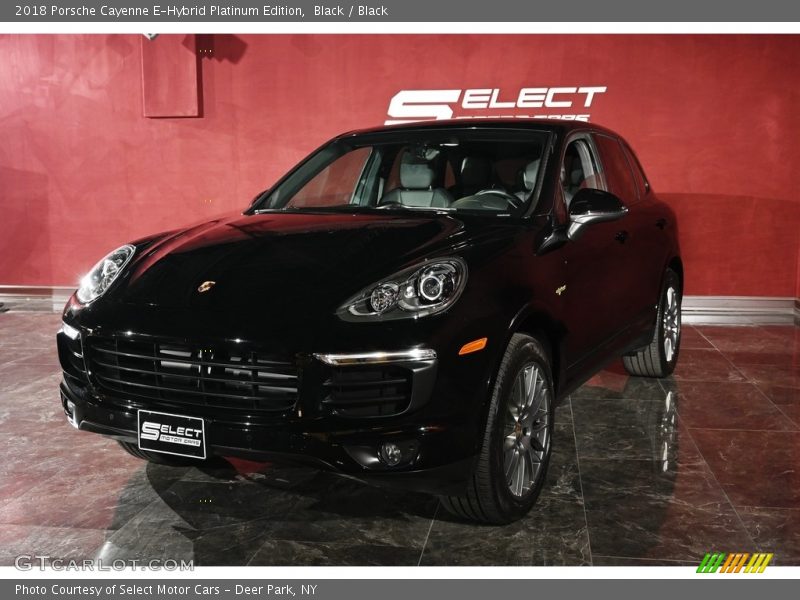 Black / Black 2018 Porsche Cayenne E-Hybrid Platinum Edition
