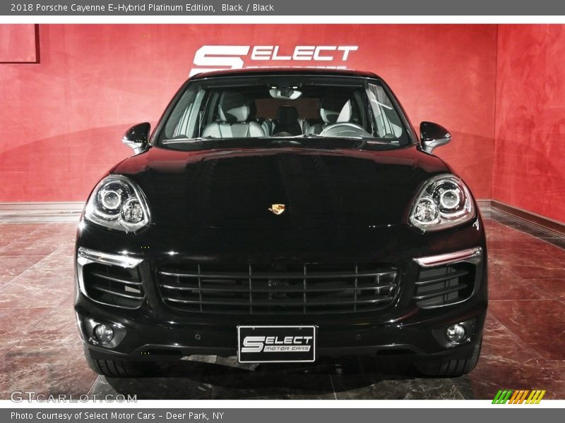 Black / Black 2018 Porsche Cayenne E-Hybrid Platinum Edition