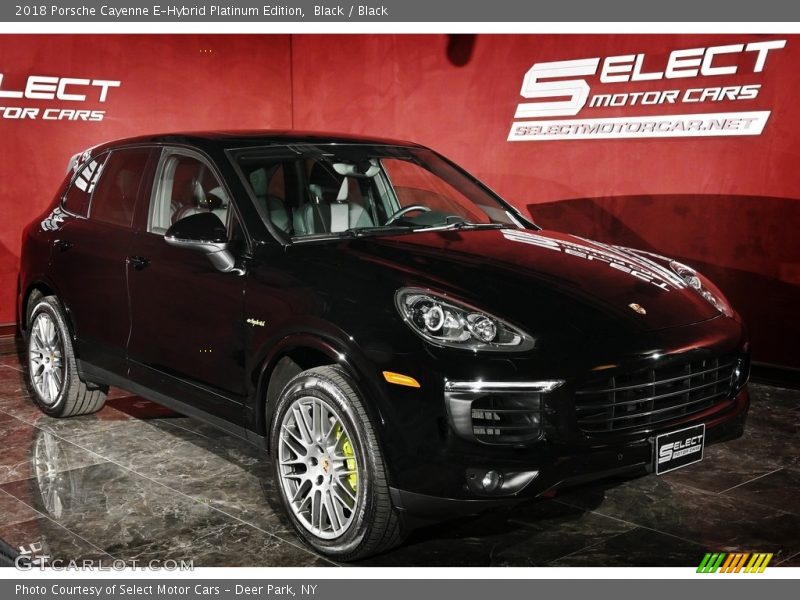 Black / Black 2018 Porsche Cayenne E-Hybrid Platinum Edition