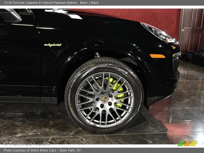 Black / Black 2018 Porsche Cayenne E-Hybrid Platinum Edition