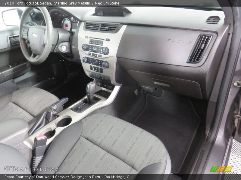 Sterling Grey Metallic / Medium Stone 2010 Ford Focus SE Sedan
