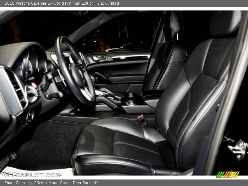 Black / Black 2018 Porsche Cayenne E-Hybrid Platinum Edition
