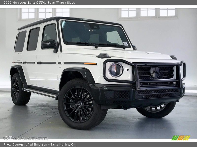 Polar White / Black 2020 Mercedes-Benz G 550