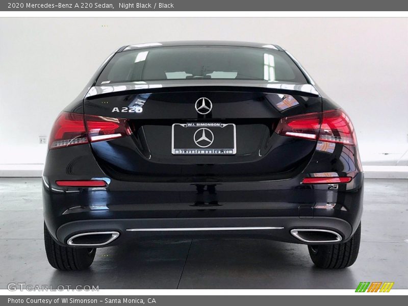 Night Black / Black 2020 Mercedes-Benz A 220 Sedan