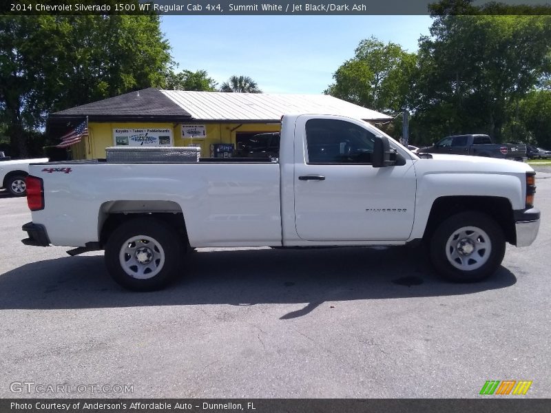 Summit White / Jet Black/Dark Ash 2014 Chevrolet Silverado 1500 WT Regular Cab 4x4