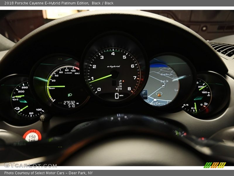 Black / Black 2018 Porsche Cayenne E-Hybrid Platinum Edition