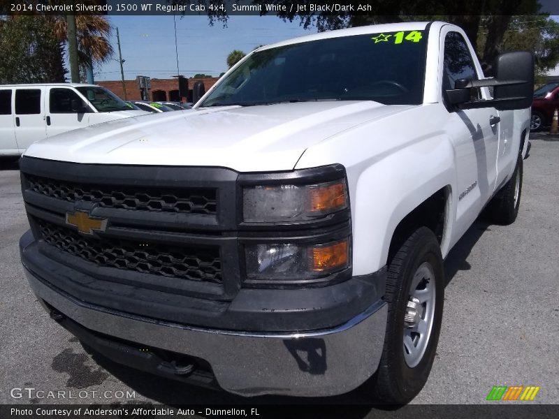 Summit White / Jet Black/Dark Ash 2014 Chevrolet Silverado 1500 WT Regular Cab 4x4