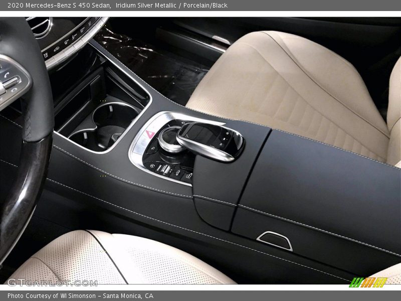 Iridium Silver Metallic / Porcelain/Black 2020 Mercedes-Benz S 450 Sedan