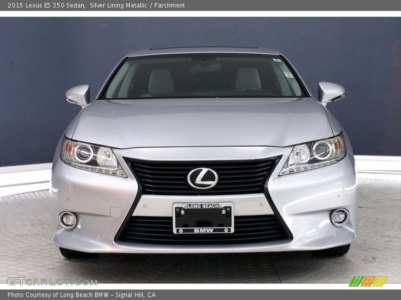 Silver Lining Metallic / Parchment 2015 Lexus ES 350 Sedan