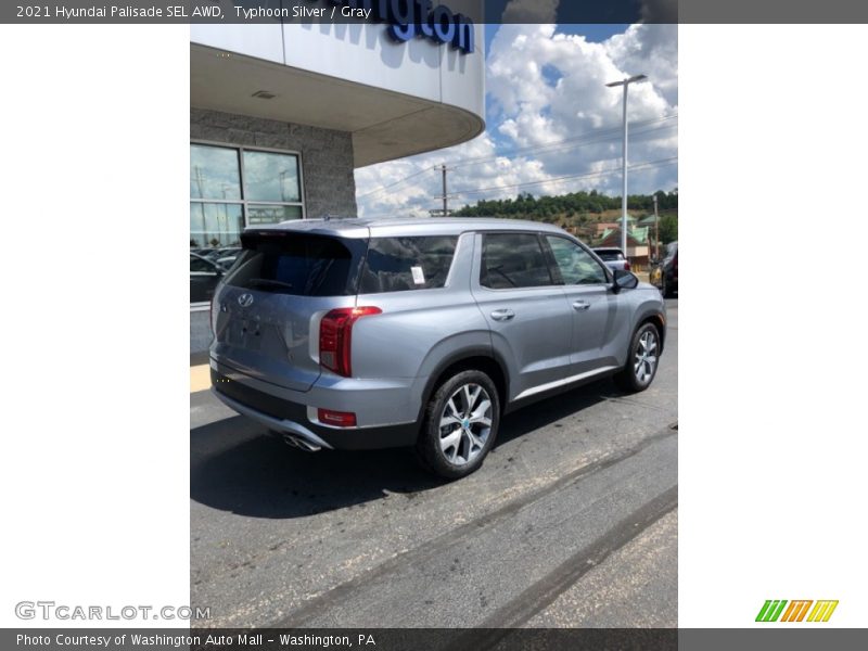 Typhoon Silver / Gray 2021 Hyundai Palisade SEL AWD