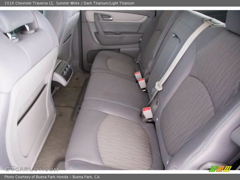 Rear Seat of 2016 Traverse LS