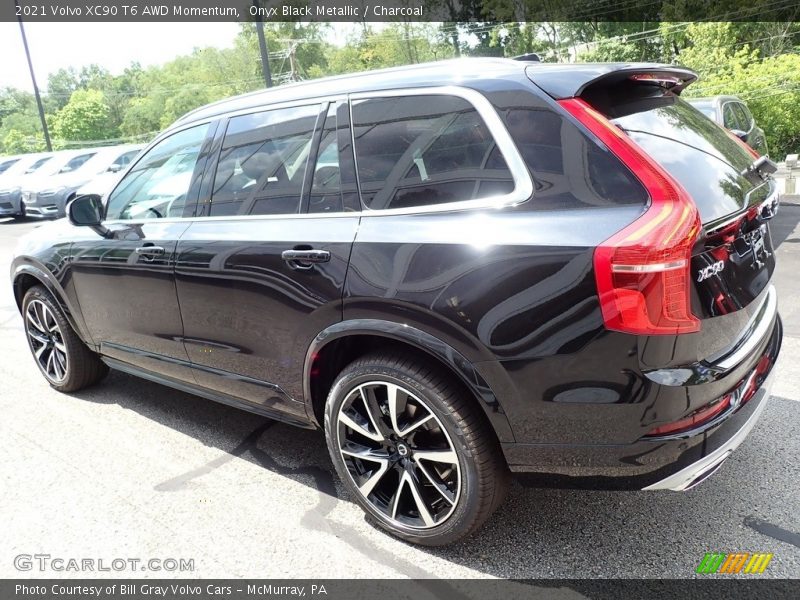 Onyx Black Metallic / Charcoal 2021 Volvo XC90 T6 AWD Momentum